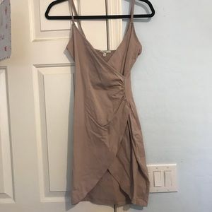 Charlotte Russe mauve wrap dress